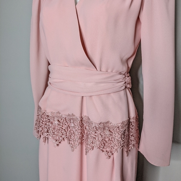 NWT Vintage After Dark pink lace dress 9/10 - Picture 3 of 12